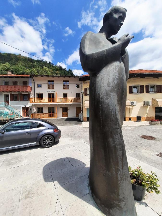 Apartments Hlapi With Spa Kobarid Exterior foto